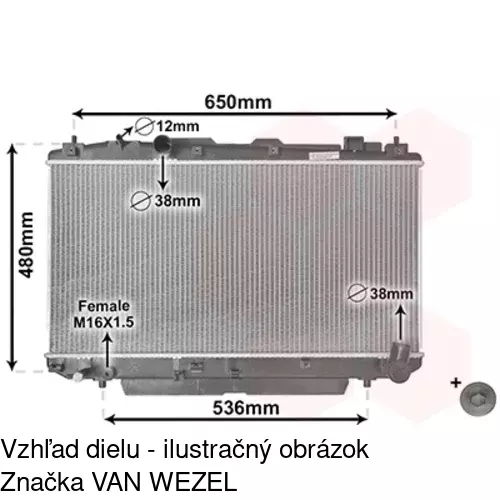 Chladiče vody 814608-1 /POLCAR/ - obr. 3