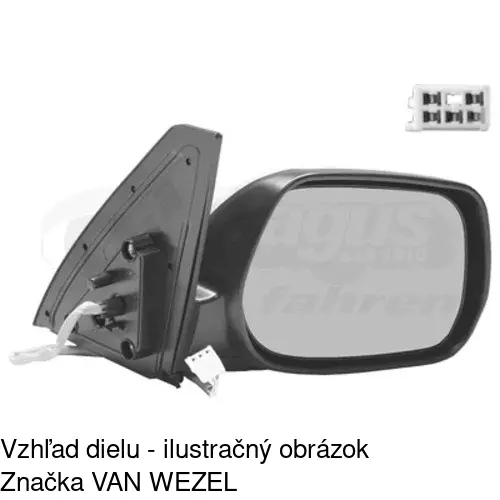 Vonkajšie zrkadlo 8146525E /POLCAR/ - obr. 5