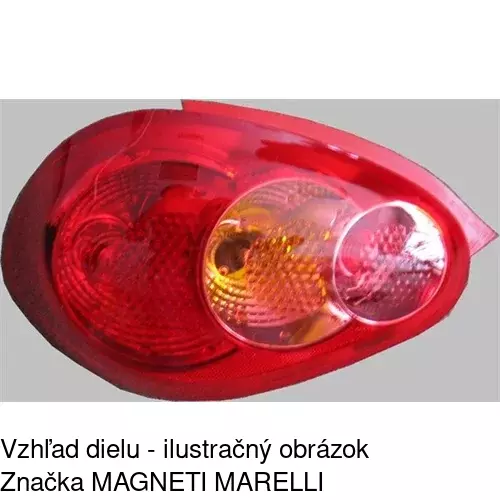 Zadné svetlo POLCAR 8153880E