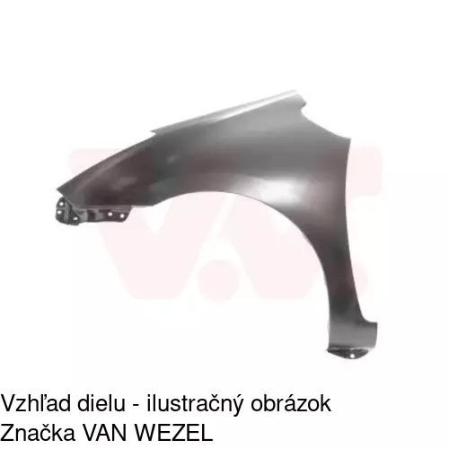 Predný blatník POLCAR 816201
