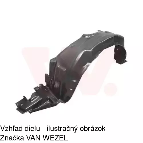 Podblatník (plast) 8162FL1T /POLCAR/ - obr. 1