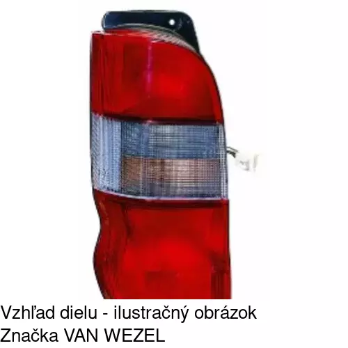 Zadné svetlo 816687-E /POLCAR/ - obr. 1