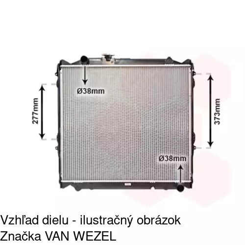 Chladiče vody 817708-3 /POLCAR/ - obr. 1