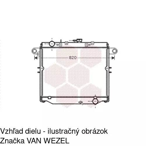 Chladiče vody POLCAR 8177086K