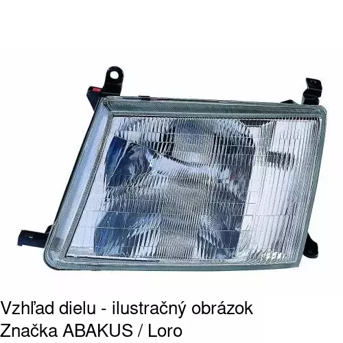 Hlavný reflektor POLCAR 817910-E