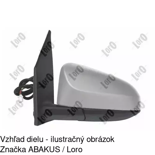 Vonkajšie zrkadlo 81A1524M /POLCAR/ - obr. 2