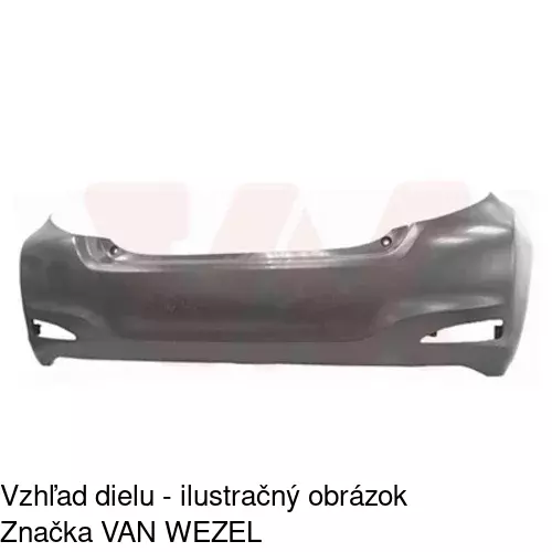 Zadný nárazník POLCAR 81B196-1