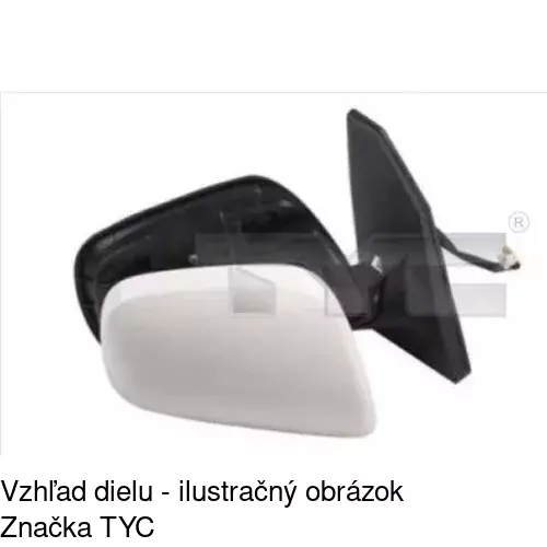Vonkajšie zrkadlo POLCAR 81C1512E