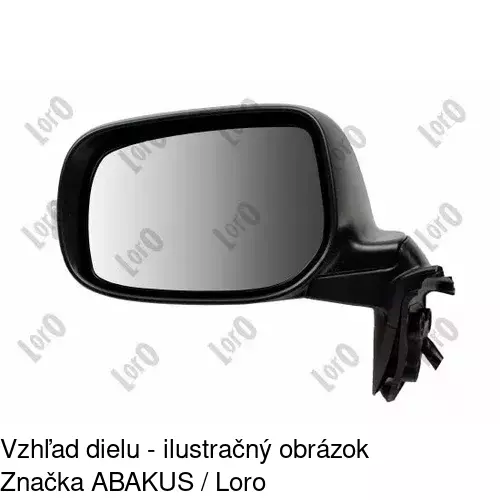 Vonkajšie zrkadlo POLCAR 81C1514M