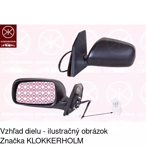 Vonkajšie zrkadlo 81C1522E /POLCAR/ - obr. 1