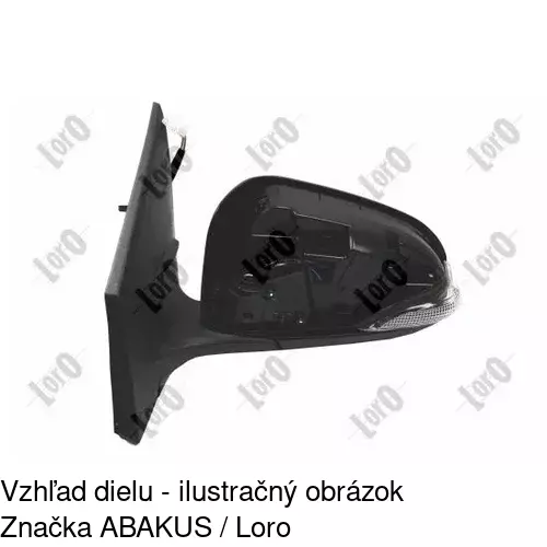 Vonkajšie zrkadlo 81C3514M /POLCAR/ - obr. 2