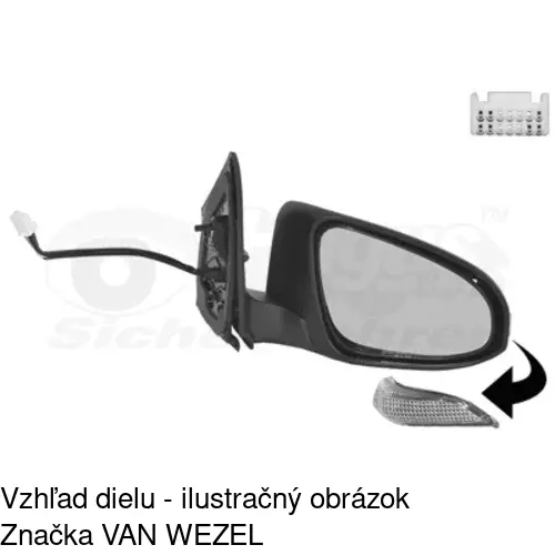 Vonkajšie zrkadlo 81C3524M /POLCAR/ - obr. 3