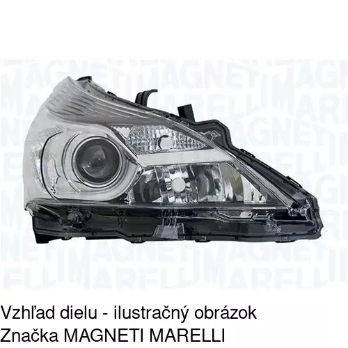 Hlavný reflektor 81M110-X /POLCAR/