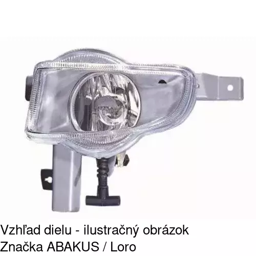 Hmlové svetlo - predné 9041302E /POLCAR/ - obr. 2