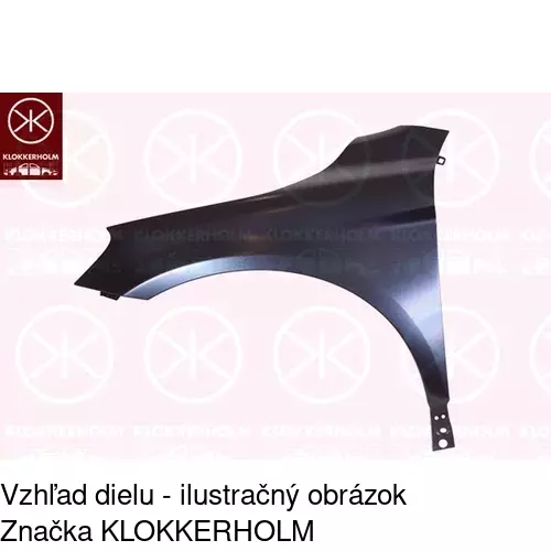 Predný blatník POLCAR 906502