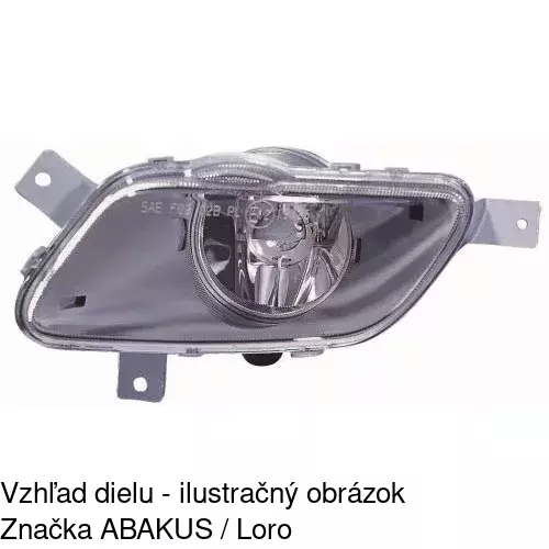 Hmlové svetlo - predné 9073301E /POLCAR/ - obr. 3