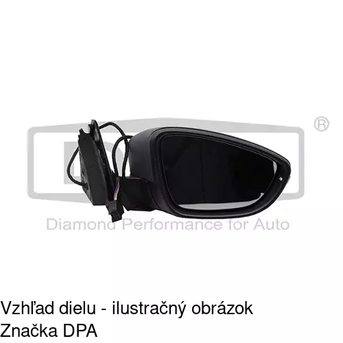 Vonkajšie zrkadlo 9503524M /POLCAR/ - obr. 1