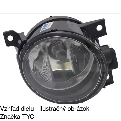 Hmlové svetlo - predné 9513302E /POLCAR/ - obr. 2