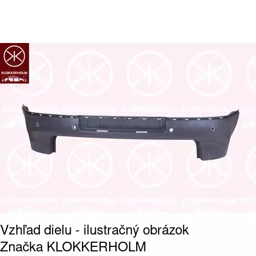 Zadný nárazník POLCAR 951396-6
