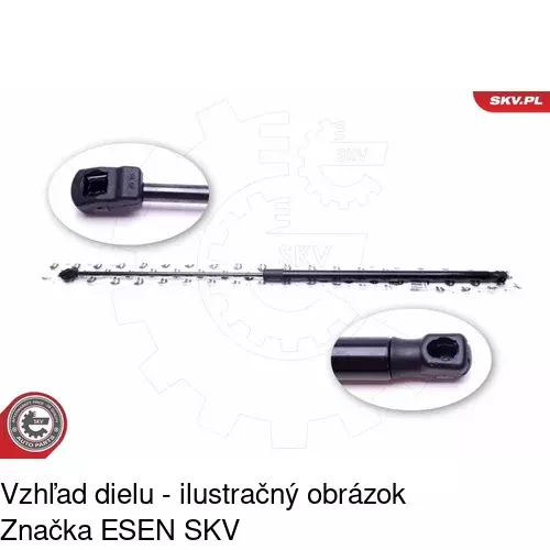 Plynová pružina 9513ASD /POLCAR/ - obr. 4