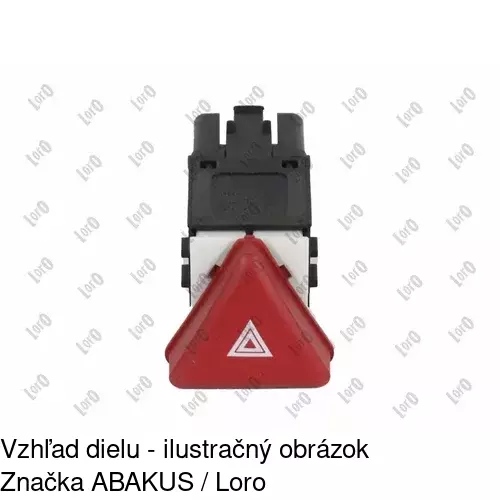 Spínač núdzových svetiel 9513P-30 /POLCAR/ - obr. 4