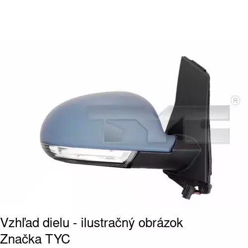 Vonkajšie zrkadlo 9515524S /POLCAR/ - obr. 3