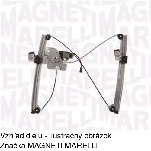 Elektrický mechanizmus okna dverí 9525PSE9 /POLCAR/ - obr. 5