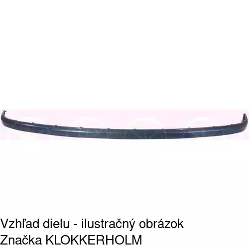 Lišta nárazníka POLCAR 952607-4