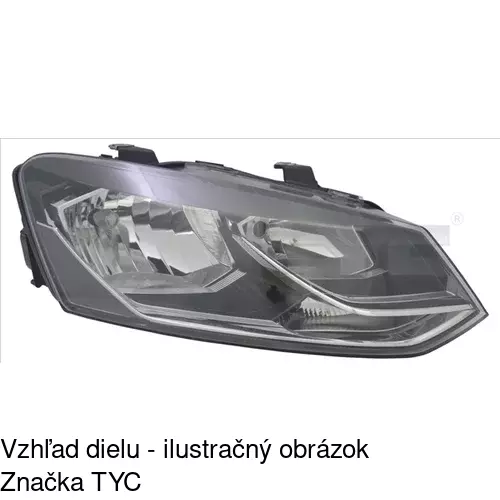 Hlavný reflektor POLCAR 9533096E