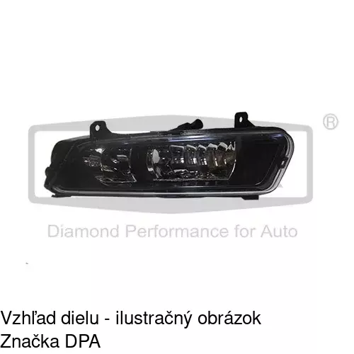 Hmlové svetlo - predné 9533298E /POLCAR/ - obr. 1
