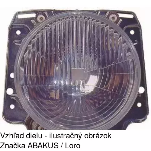 Hlavný reflektor 953409-E /POLCAR/ - obr. 4