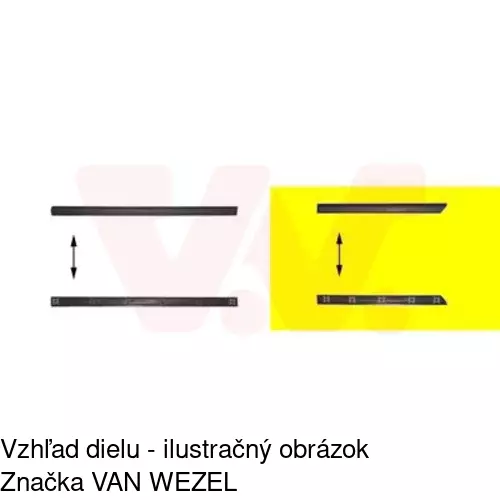 Lišta dverí 95380041 /POLCAR/ - obr. 1