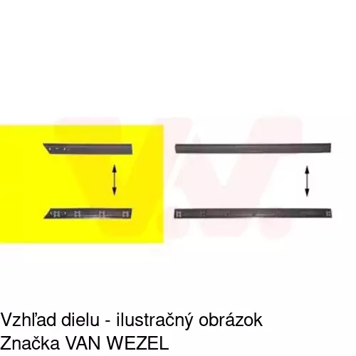 Lišta dverí POLCAR 95380044