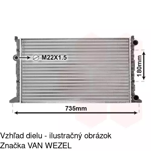 Chladiče vody 954108A3 /POLCAR/ - obr. 2