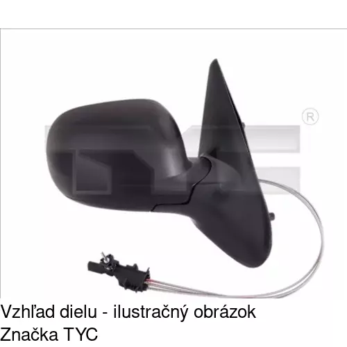 Vonkajšie zrkadlo 95415210 /POLCAR/ - obr. 2