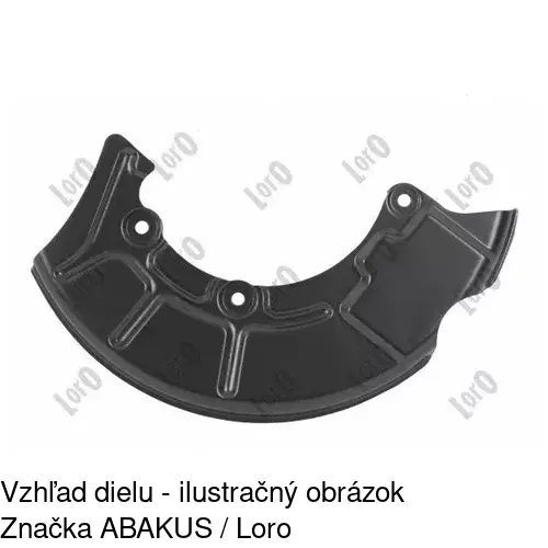 Brzdovy štít 9541OT-2 /POLCAR/ - obr. 2