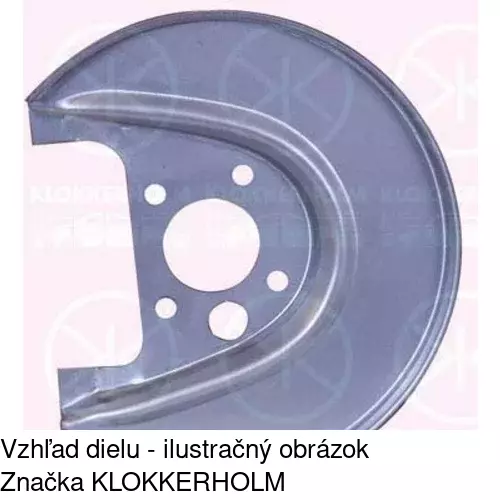 Brzdovy štít POLCAR 9541OT-6