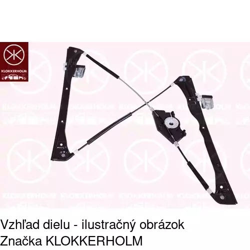 Mechanizmus sťahovania okna elektrický bez motora 9541PSG3 /POLCAR/ - obr. 1