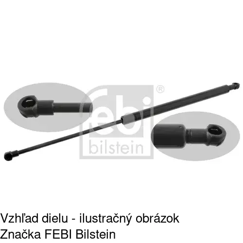 Plynová pružina 9547ABD /POLCAR/ - obr. 2