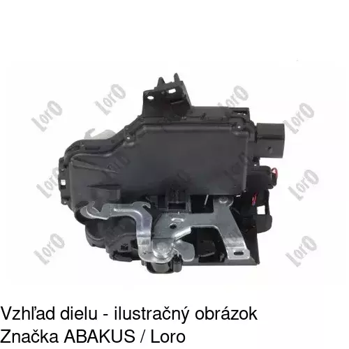 Vnútorná zámka dverí 9548ZC-2 /POLCAR/ - obr. 4