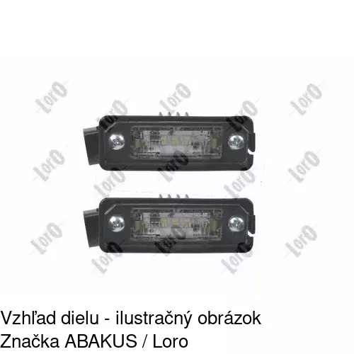 Svetlo na osvetlenie evidenčného čísla 9549959 /POLCAR/ - obr. 3