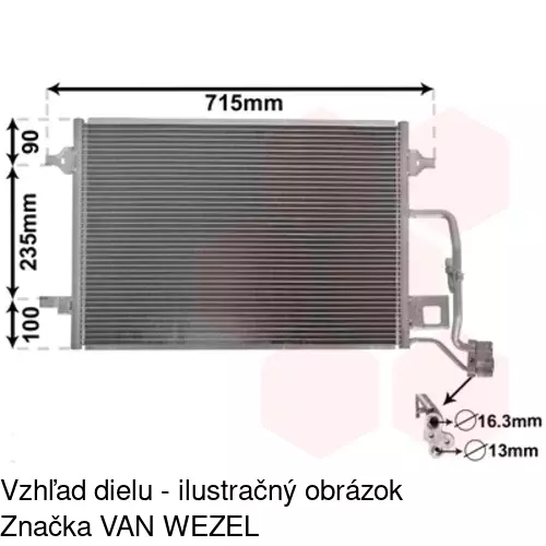 Chladiče klimatizácie 9549K8C1 /POLCAR/ - obr. 5