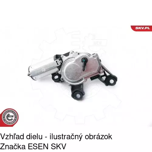 Motorček stieračov 9550SWT1 /POLCAR/ - obr. 3
