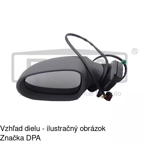 Vonkajšie zrkadlo 9555514S /POLCAR/ - obr. 1