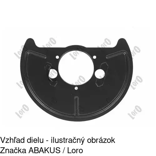 Brzdovy štít 9566OT-1 /POLCAR/ - obr. 1