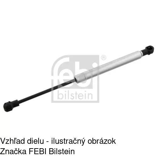 Plynová pružina 9567AS /POLCAR/ - obr. 1