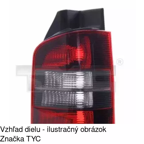 Zadné svetlo POLCAR 9568875E