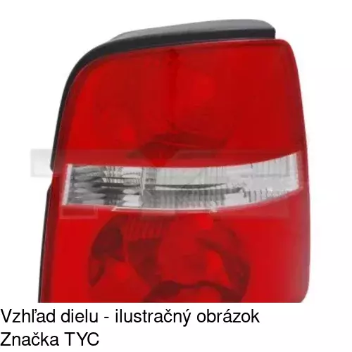 Zadné svetlo POLCAR 9578870E