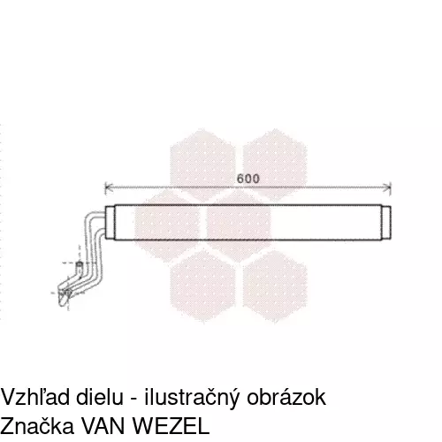 Chladiče oleja 9580L84X /POLCAR/ - obr. 2