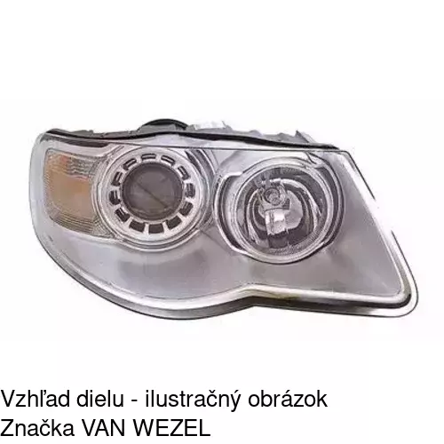 Hlavný reflektor 958110-E /POLCAR/ - obr. 3